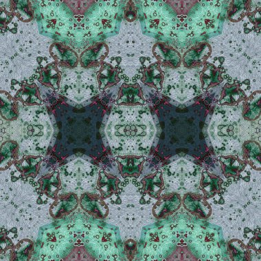 Kusursuz simetrik desen. Kusursuz bir doku. Soyut arkaplan