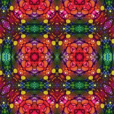 Kusursuz simetrik desen. Kusursuz bir doku. Soyut arkaplan