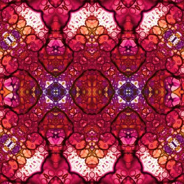 Kusursuz simetrik desen. Kusursuz bir doku. Soyut arkaplan