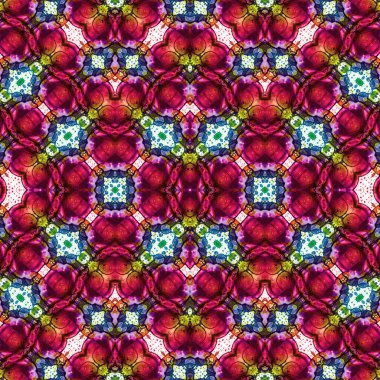 Kusursuz simetrik desen. Kusursuz bir doku. Soyut arkaplan