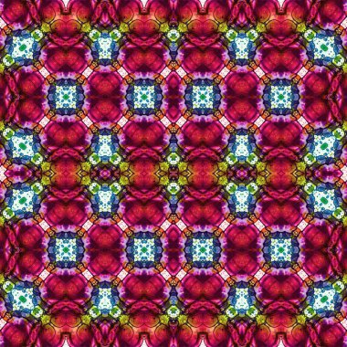 Kusursuz simetrik desen. Kusursuz bir doku. Soyut arkaplan