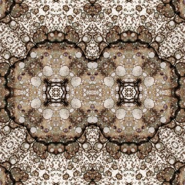 Kusursuz simetrik desen. Kusursuz bir doku. Soyut arkaplan