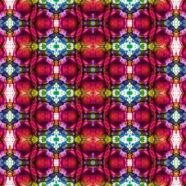 Kusursuz simetrik desen. Kusursuz bir doku. Soyut arkaplan