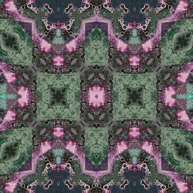 Kusursuz simetrik desen. Kusursuz bir doku. Soyut arkaplan