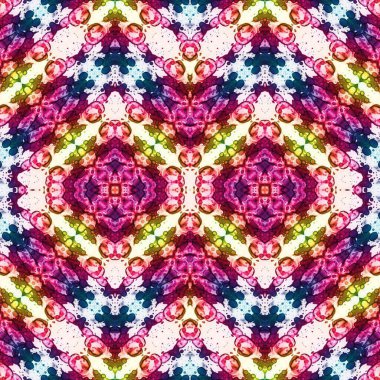 Kusursuz simetrik desen. Kusursuz bir doku. Soyut arkaplan