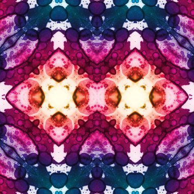 Kusursuz simetrik desen. Kusursuz bir doku. Soyut arkaplan