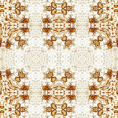 Kusursuz simetrik desen. Kusursuz bir doku. Soyut arkaplan