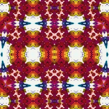 Kusursuz simetrik desen. Kusursuz bir doku. Soyut arkaplan