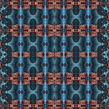 Kusursuz simetrik desen. Kusursuz bir doku. Soyut arkaplan