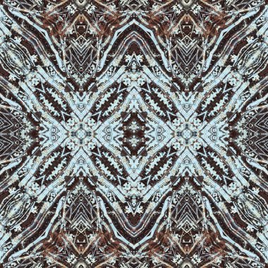 Kusursuz simetrik desen. Kusursuz bir doku. Soyut arkaplan