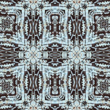 Kusursuz simetrik desen. Kusursuz bir doku. Soyut arkaplan