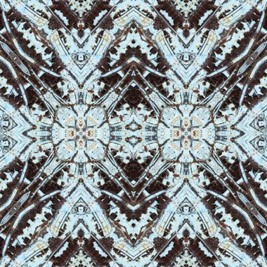 Kusursuz simetrik desen. Kusursuz bir doku. Soyut arkaplan