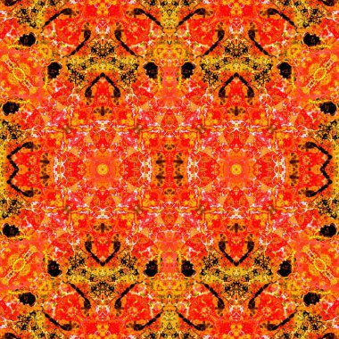 Kusursuz simetrik desen. Kusursuz bir doku. Soyut arkaplan