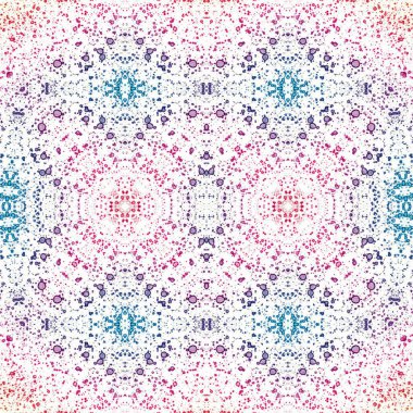 Kusursuz simetrik desen. Kusursuz bir doku. Soyut arkaplan