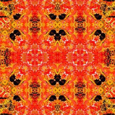 Kusursuz simetrik desen. Kusursuz bir doku. Soyut arkaplan