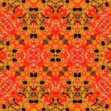 Kusursuz simetrik desen. Kusursuz bir doku. Soyut arkaplan