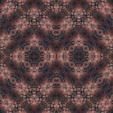 Kusursuz simetrik desen. Kusursuz bir doku. Soyut arkaplan