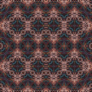 Kusursuz simetrik desen. Kusursuz bir doku. Soyut arkaplan