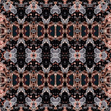 Kusursuz simetrik desen. Kusursuz bir doku. Soyut arkaplan