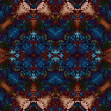 Kusursuz simetrik desen. Kusursuz bir doku. Soyut arkaplan