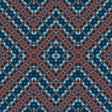 Kusursuz simetrik desen. Kusursuz bir doku. Soyut arkaplan