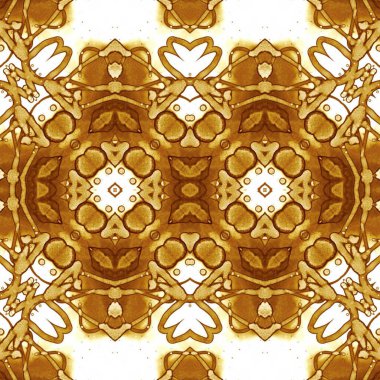 Kusursuz simetrik desen. Kusursuz bir doku. Soyut arkaplan