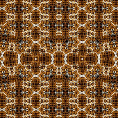 Kusursuz simetrik desen. Kusursuz bir doku. Soyut arkaplan