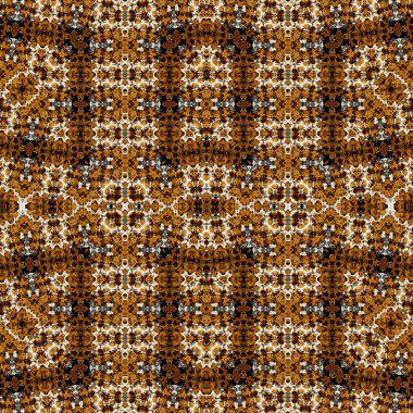 Kusursuz simetrik desen. Kusursuz bir doku. Soyut arkaplan