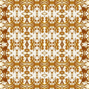 Kusursuz simetrik desen. Kusursuz bir doku. Soyut arkaplan