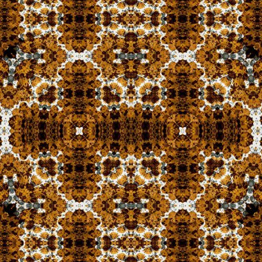 Kusursuz simetrik desen. Kusursuz bir doku. Soyut arkaplan