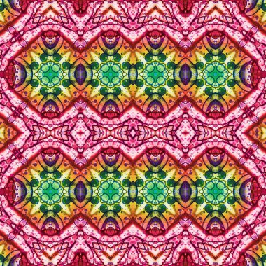 Kusursuz simetrik desen. Kusursuz bir doku. Soyut arkaplan