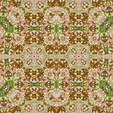 Kusursuz simetrik desen. Kusursuz bir doku. Soyut arkaplan