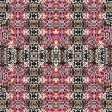 Kusursuz simetrik desen. Kusursuz bir doku. Soyut arkaplan