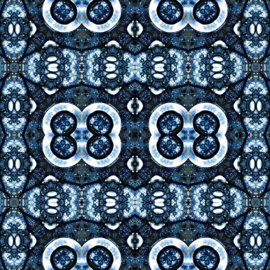 Kusursuz simetrik desen. Kusursuz bir doku. Soyut arkaplan