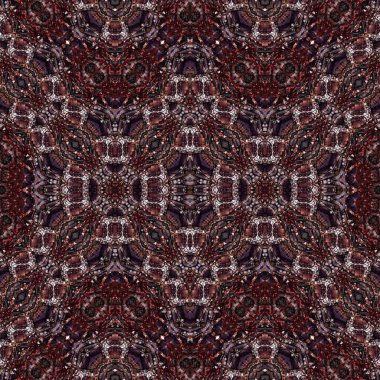 Kusursuz simetrik desen. Kusursuz bir doku. Soyut arkaplan