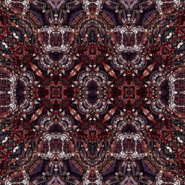 Kusursuz simetrik desen. Kusursuz bir doku. Soyut arkaplan