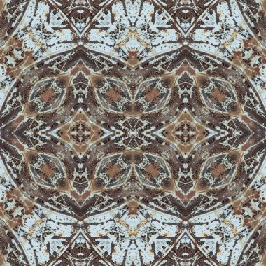 Kusursuz simetrik desen. Kusursuz bir doku. Soyut arkaplan