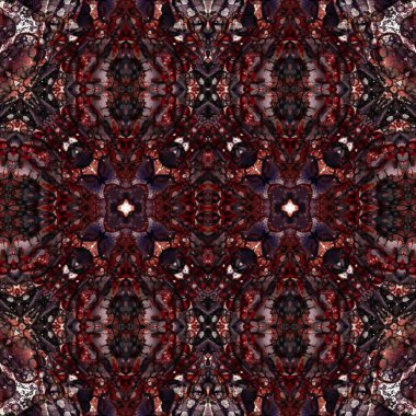 Kusursuz simetrik desen. Kusursuz bir doku. Soyut arkaplan