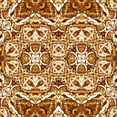 Kusursuz simetrik desen. Kusursuz bir doku. Soyut arkaplan