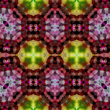 Kusursuz simetrik desen. Kusursuz bir doku. Soyut arkaplan