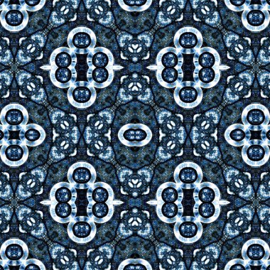 Kusursuz simetrik desen. Kusursuz bir doku. Soyut arkaplan