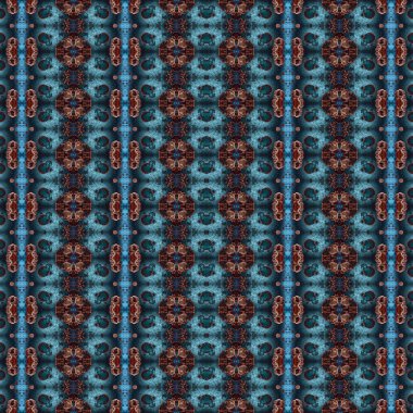 Kusursuz simetrik desen. Kusursuz bir doku. Soyut arkaplan