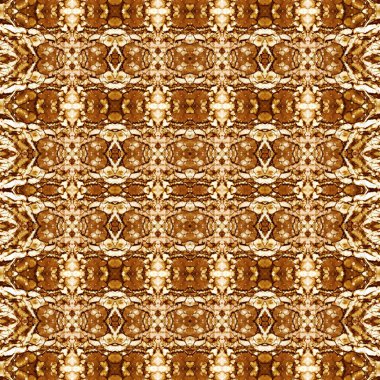 Kusursuz simetrik desen. Kusursuz bir doku. Soyut arkaplan