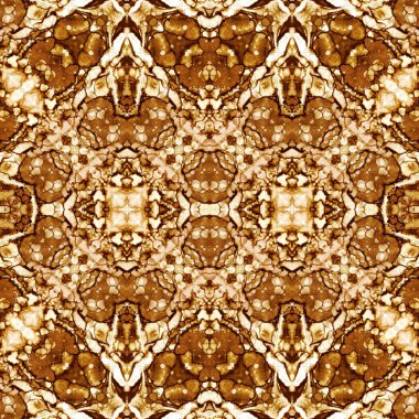 Kusursuz simetrik desen. Kusursuz bir doku. Soyut arkaplan