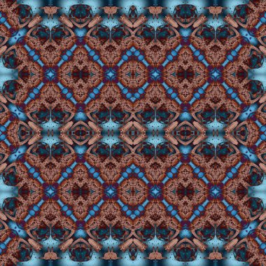 Kusursuz simetrik desen. Kusursuz bir doku. Soyut arkaplan