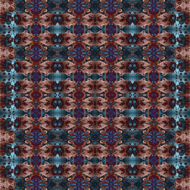 Kusursuz simetrik desen. Kusursuz bir doku. Soyut arkaplan