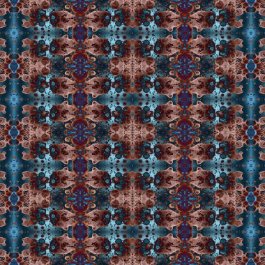 Kusursuz simetrik desen. Kusursuz bir doku. Soyut arkaplan