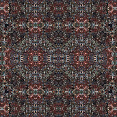 Kusursuz simetrik desen. Kusursuz bir doku. Soyut arkaplan