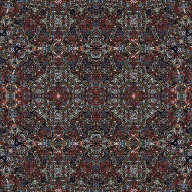 Kusursuz simetrik desen. Kusursuz bir doku. Soyut arkaplan