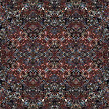 Kusursuz simetrik desen. Kusursuz bir doku. Soyut arkaplan